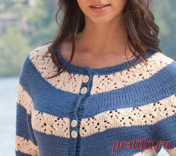 Запись на стене КОФТОЧКА С АЖУРНЫМИ ВСТАВКАМИ