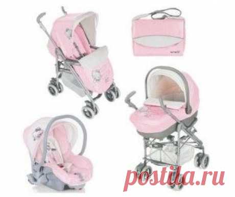 Коляска Brevi Millestrade Hello Kitty 3 в 1