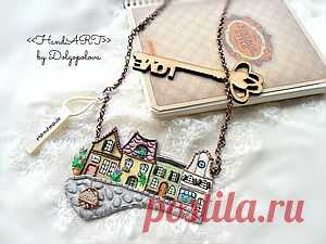 Лепим колье "Медовый месяц в Провансе" - Ярмарка Мастеров - ручная работа, handmade