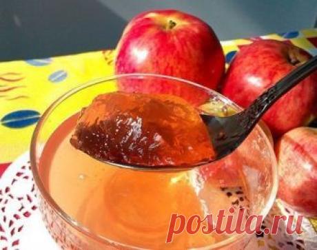 Яблочное желе - красивое и необыкновенно вкусное! Без добавления красителей и загустителей!