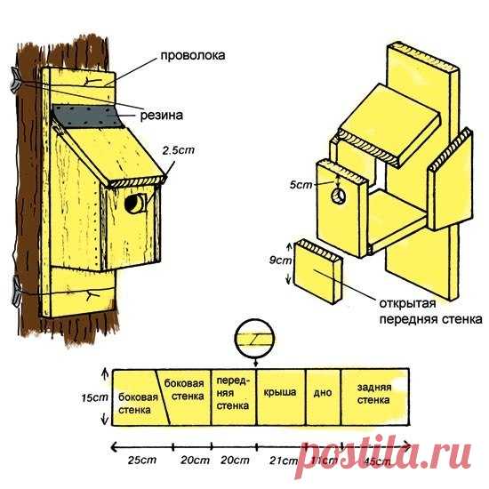 Как сделать скворечник - МирТесен