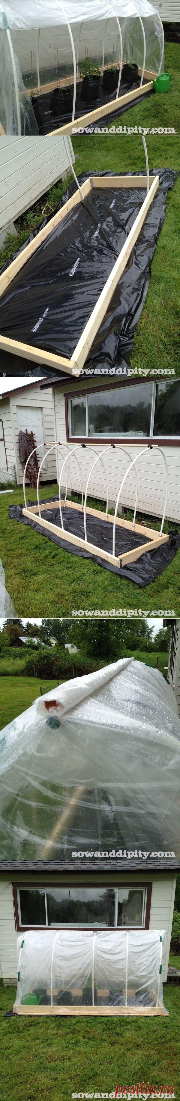 Мини тепличка или парничок для россады