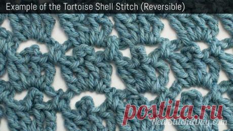 How to Crochet The Tortoise Shell Stitch - NewStitchaDay.com
