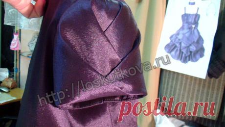 Моделирование рукава «фонарик». Дизайнерская драпировка. Продолжение конкурса и кроссворд №2.