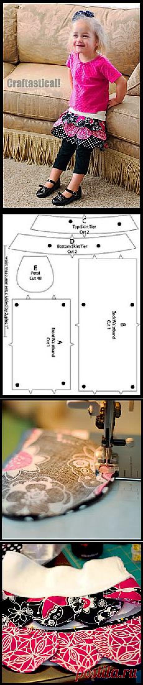 Craftastical!: Учебник: Малыш Размера Лепесток Выкройку Юбки