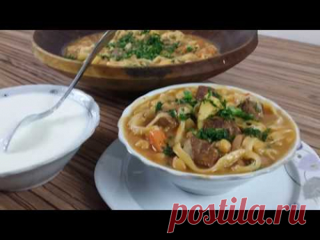Лагмани Тоҷикӣ (Угро) - Таджикский Лагман (субт.) - Tajik Noodles (subt.)