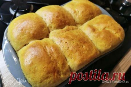 Тыквенные булочки с апельсиновым кремом, пошаговый рецепт на 2925 ккал, фото, ингредиенты - Екатерина Корженевская