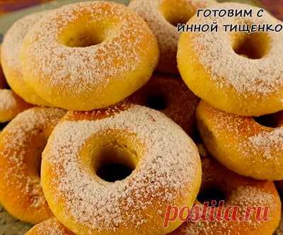 Творожные пончики в духовке