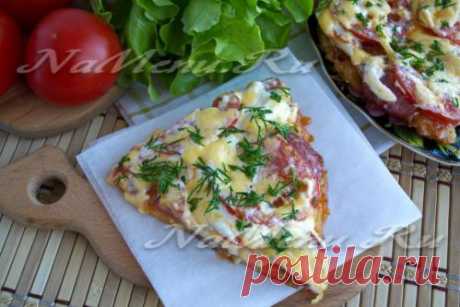 Картофельная пицца на сковороде