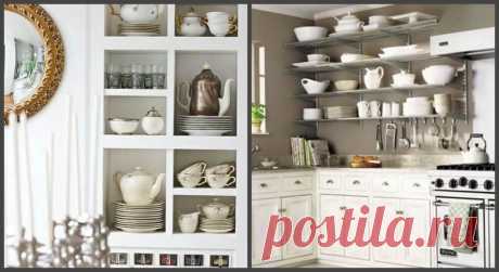 Интересные варианты хранения посуды: 65 фото-идей | Тысяча одна идея