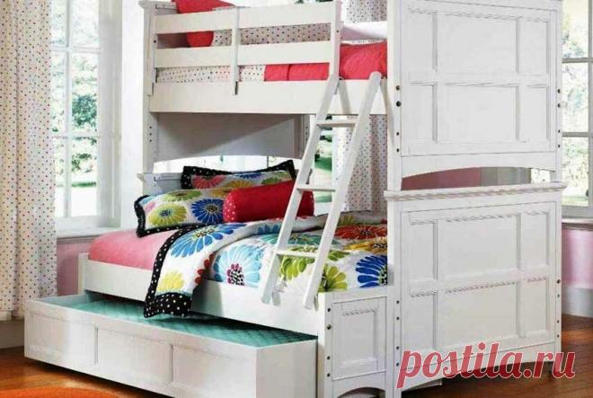 Дизайн детской с двухъярусной кроватью для девочек или мальчиков | Дизайн и Фото | Яндекс Дзен