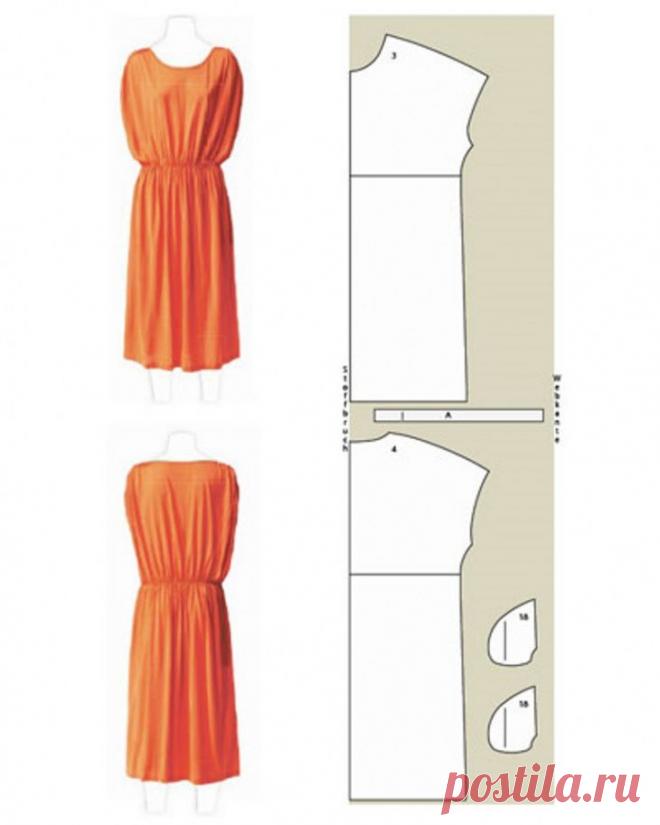 4 платья на лето / Простые выкройки /