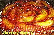 Пирог с грушей и клюквой