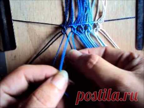Macramé - Muestra de tejido - Macrame sample