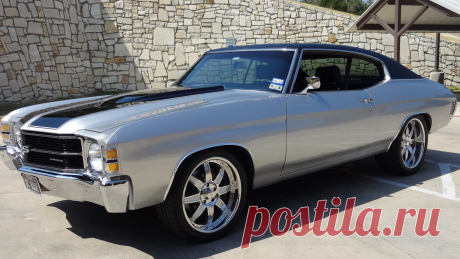 1971 Chevrolet Malibu Resto Mod / S14 | Даллас 2015 / Аукционы Mecum 1971 Chevrolet Malibu Resto Mod представлен как Lot S14 в Далласе, Техас