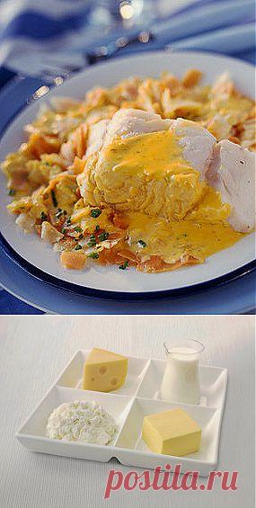 Сырный соус для мяса и овощей - рецепты -