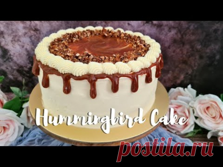Hummingbird Cake Recipe with Cream Cheese, Butterscotch and Pecans | Rahiza Dorah (prod.RflorBeatz)