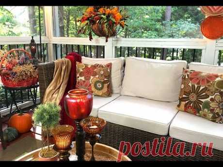 My Autumn Screened Porch | Decorating with Good Will Finds🍁 - YouTube