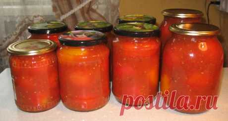 Очень сладкие маринованные помидоры на зиму в собственном соку | Вкусные рецепты