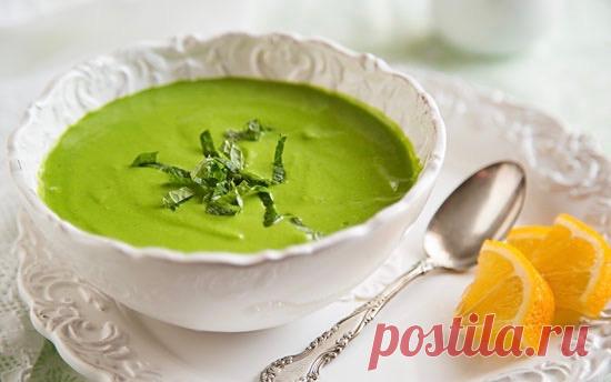 Сыроедение Рецепты Raw - Сыроедческий Шпинатно-Гороховый Суп с Мятой -