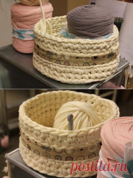 Вязание из тканевых полос | Варварушка-Рукодельница