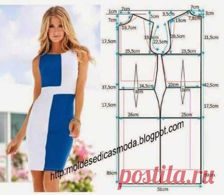 Found on moldesedicasmoda.blogspot.com