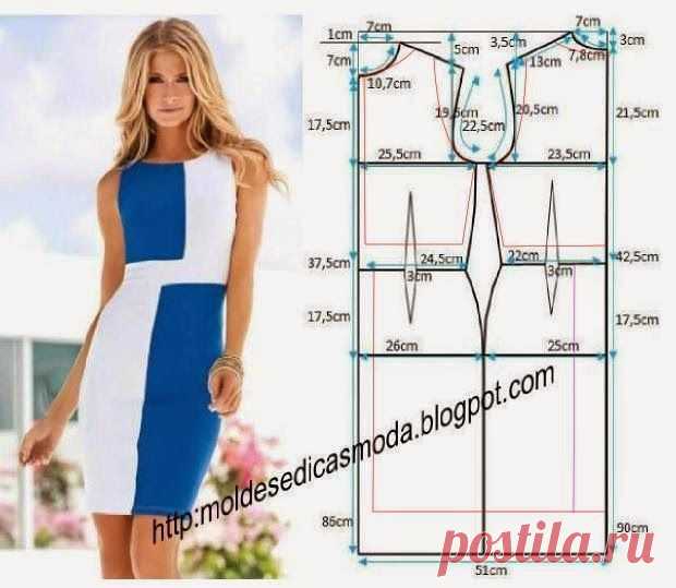 Found on moldesedicasmoda.blogspot.com