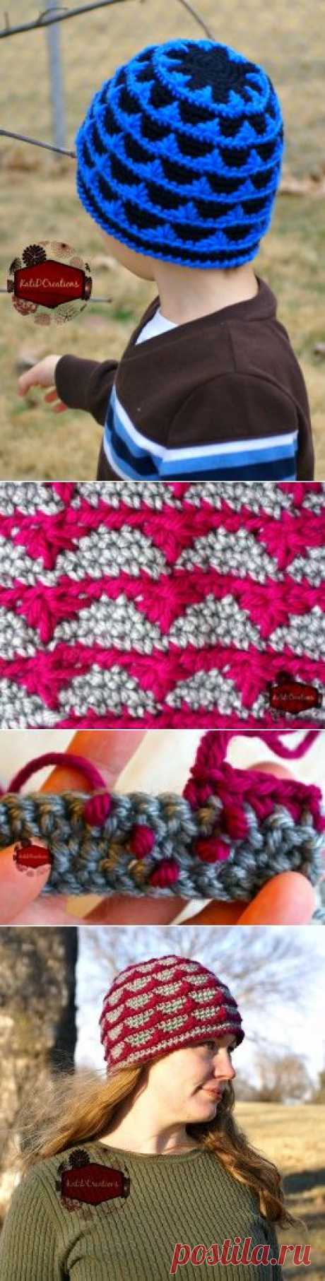 Peaks and Valleys - Beanie - KatiDCreations