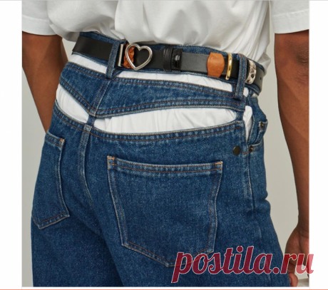 Мужские. Джинсовые. Стринги.