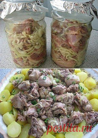 Курочка в банке.