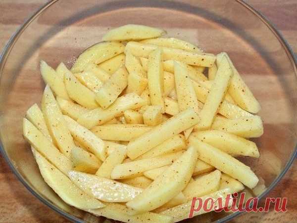 Хрусти с удовольствием! Картофель фри без капли масла | Вкусные рецепты