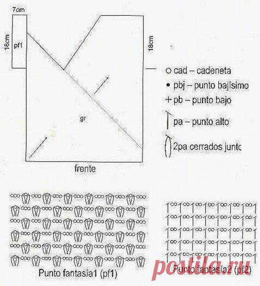 Вязать джемпер крючком