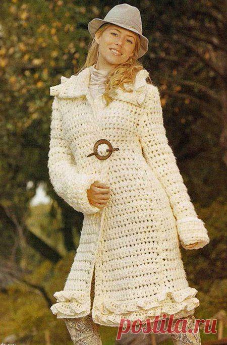 Пальто крючком » Сайт "Ручками" - делаем вещи своими руками