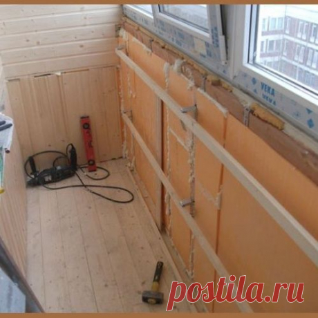 Утепление балкона своими руками.