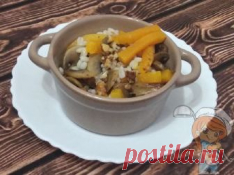 Теплый салат с тыквой, перловкой, грибами и грецким орехом 
Кухня: народная
Время на подготовку:
 10 мин
Время приготовления:
 30 мин



Осень радует нас изобилием плодов: яблоки, груши, картофель, морковь и конечно же, тыква. Эта яркая красавица – настоящая …