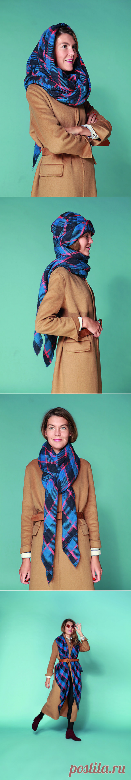 Как носить палантин: 4 простых варианта – Lisa.ru