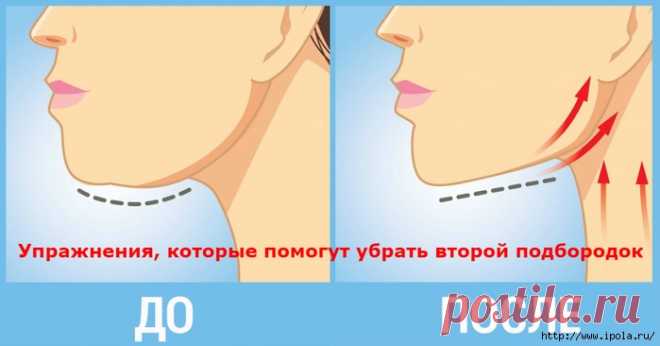 Упражнения, которые помогут убрать второй подбородок