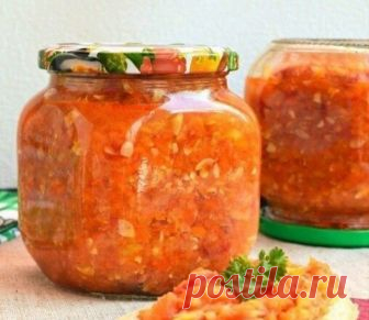 Кабачковая аджика на зиму.Идеальна к мясу или с хлебом! 



Зимой порадует Вас своим вкусом!









Ингредиенты: 
кабачки (средние, не крупные) — 0,5 кг;помидоры свежие — 250 г;морковь — 80 г;перец сладкий болгарский — 80 г;паста томатная — 2 ст. л.;чесн…