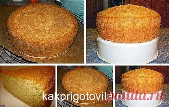 Бисквит на лимонаде! Пышный и нереально вкусный!