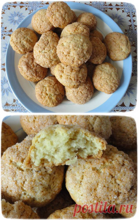 Печенье песочное сахарное на растительном масле