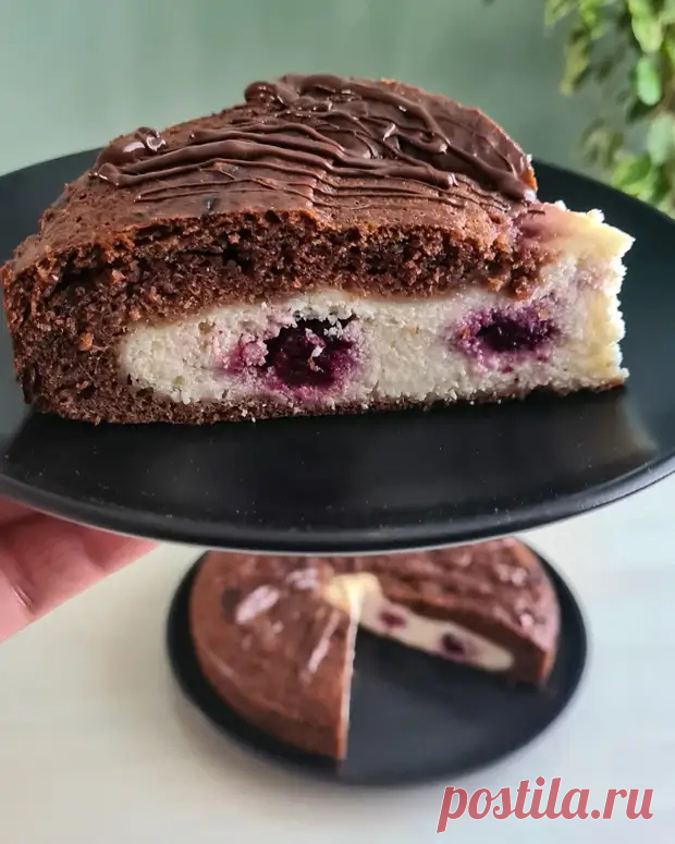 Творожный пирог «Вулкан» - эффектный и вкусный - Будет вкусно - Медиаплатформа МирТесен