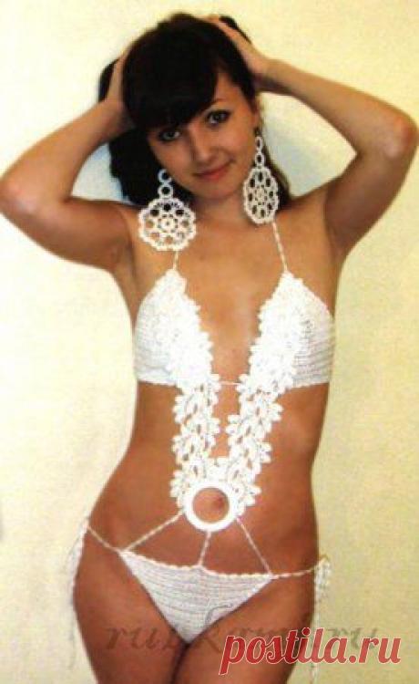 Вязаный купальник крючком » Сайт &quot;Ручками&quot; - делаем вещи своими руками