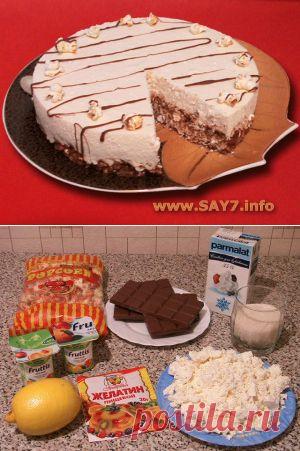 Торт с воздушной кукурузой