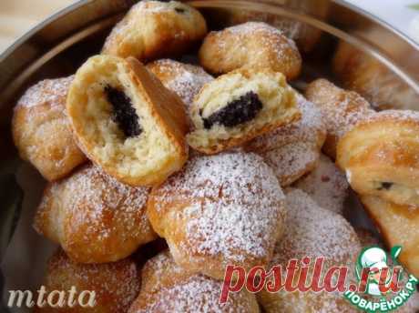 Рогалики с маком на йогурте - кулинарный рецепт
