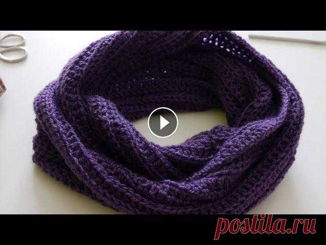 Простой снуд крючком. Crochet snood. В видео использована музыка Meadow Sweet - Terry Devine-King? Adam Drake. Этот ролик обработан в Видеоредакторе YouTube (...