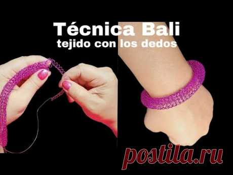 💗 TÉCNICA BALI - el arte de tejer con los  DEDOS 🖐 con alambres de cobre #alambrismo #joyeria