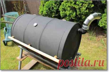 Как сделать барбекю из старой бочки