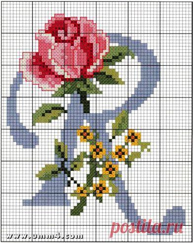 вышивание крестиком цветы - Поиск в Google
