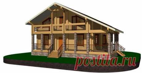 Дом из профилированного бруса, Д-221