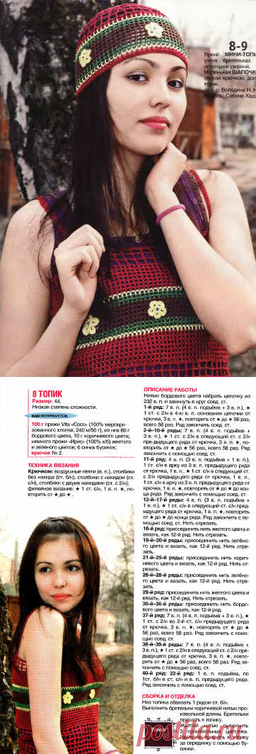 0210 - майки, топи - В'язання для жінок - Каталог статей - Md.Crochet